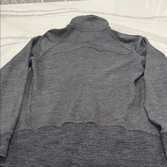Lululemon Full Zip Mock Huddle and Hustle Jacket Gray Size 12 - Picture 2 of 8